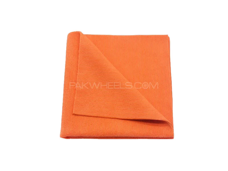 High Quality Nadafa Edgless Orange Towel | Premium Softness | For Special Gloss | Image-1