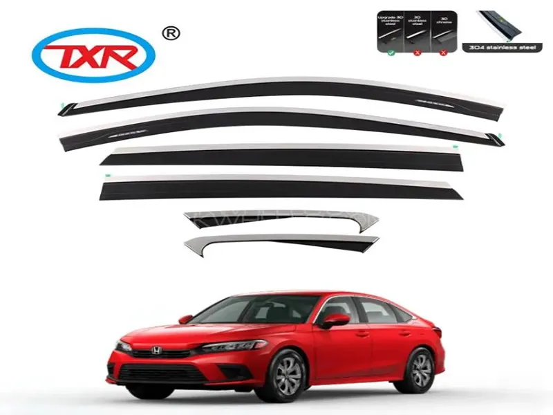 Honda Civic 2022-2024 TXR Air Press With Chrome - Sun Visor Image-1