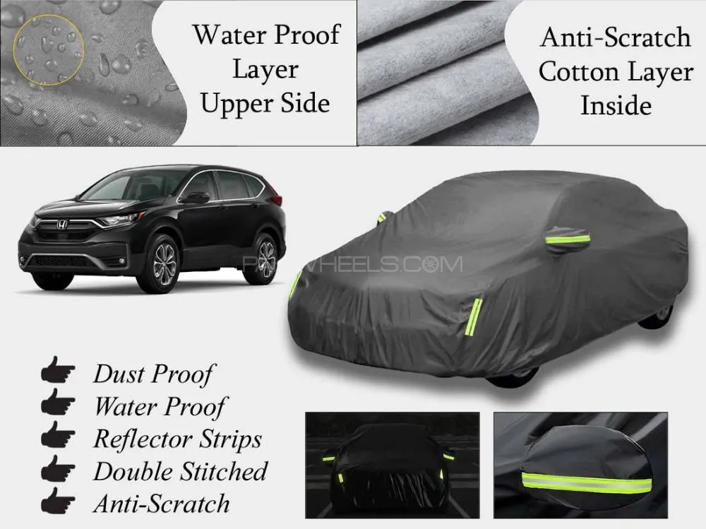 Honda CRV 2018-2024 Top Cover | Grey | Anti-Scratch | Double Layer | Heat Proof | Water Proof Image-1