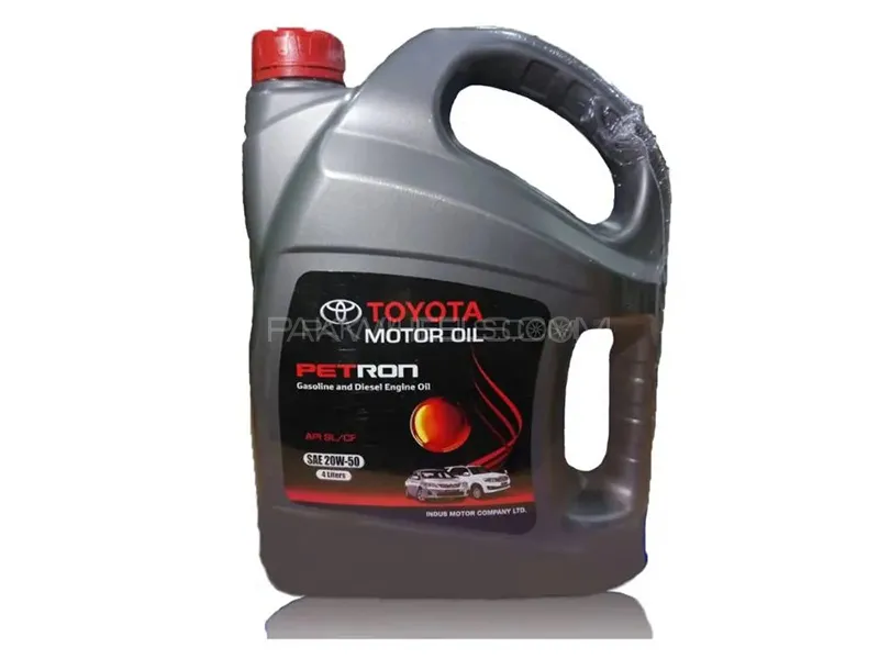 Toyota Genuine SL Petron 20W-50 Petrol Engine Oil - 4 Litre Image-1