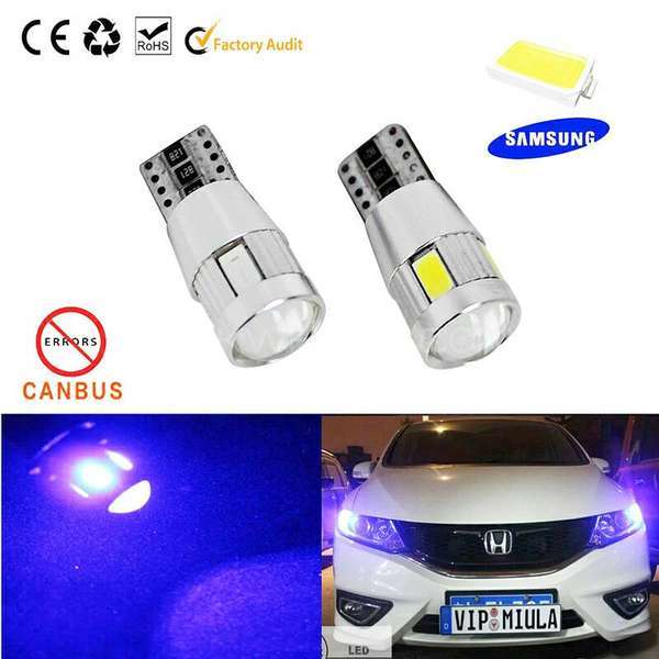 Car Auto LED T10 194 W5W Canbus 6 smd Image-1