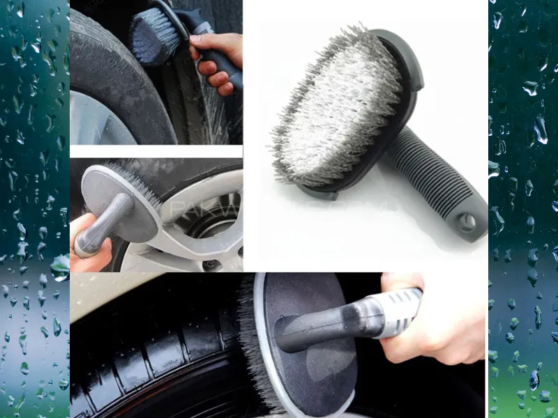T-Type Multi-Functional Tyre Cleaning Brush Image-1