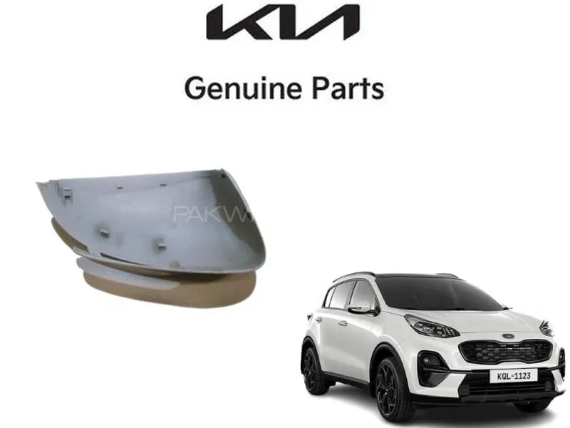 Genuine Scalp Outside Rear View Mirror Left Side for KIA Sportage 2019 to 2024 Image-1
