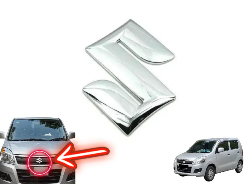 Suzuki Wagon R 2012-2017  S Monogram Emblem - 1 Pcs Image-1