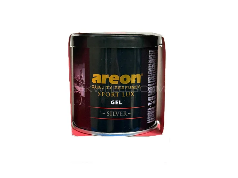  Areon Silver Car Gel Air Freshener – Long-Lasting Fragrance for Your Vehicle Image-1