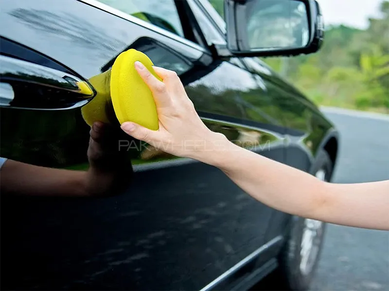 AutozCare Yellow Foam Applicator Pad (Pack Of 5) AutozCare Yellow Foam Applicator Pad (Pack Of 5) Image-3