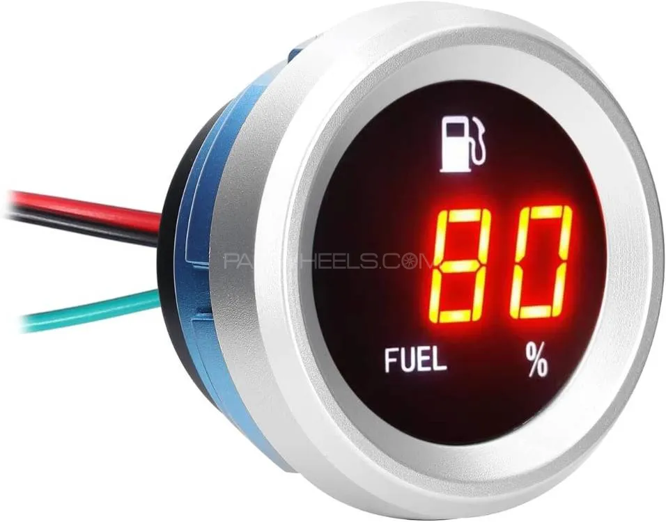 Universal Digital Fuel Level Gauge With LED Display For Car And Bike 1 Pc Image-1