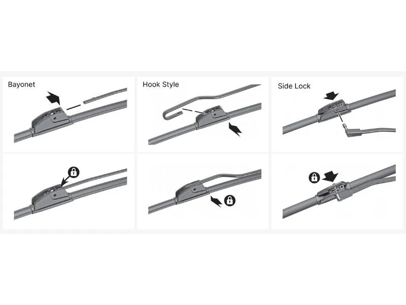 Nissan Clipper 2007-2024 Silicone Soft Rubber Wiper Blades - 2 Pieces Set Nissan Clipper 2007-2024 Silicone Soft Rubber Wiper Blades - 2 Pieces Set Image-5