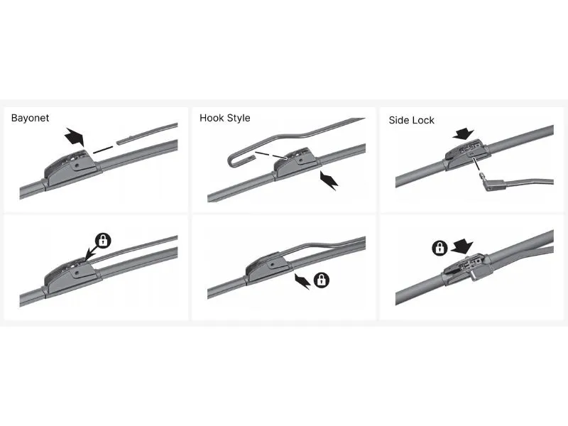Honda Civic 2000-2004 Silicone Soft Rubber Wiper Blades - 2 Pieces Set Honda Civic 2000-2004 Silicone Soft Rubber Wiper Blades - 2 Pieces Set Image-5