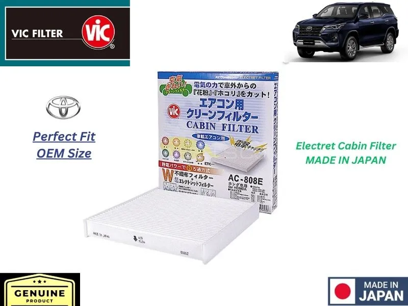 Toyota Fortuner 2016-2024 VIC Cabin Filter - Made in Japan Image-1