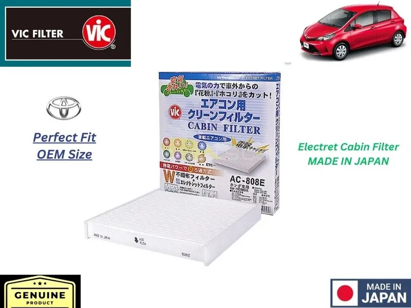 Toyota Vitz 2014-2017 VIC Cabin Filter - Made in Japan Image-1