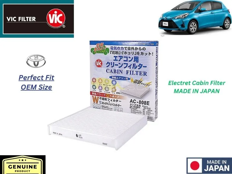 Toyota Vitz 2017-2021 VIC Cabin Filter - Made in Japan Image-1