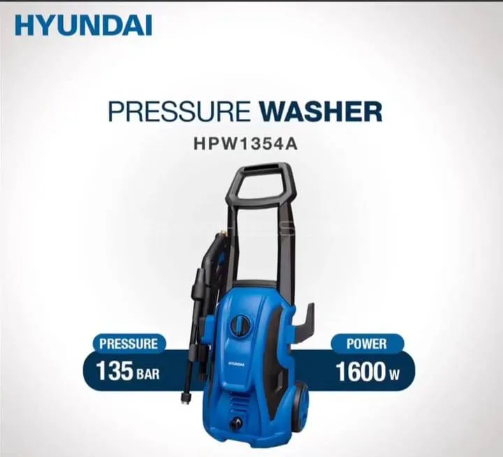 hyundia high Pursure car washer 1600 watts and 130 bar Image-1