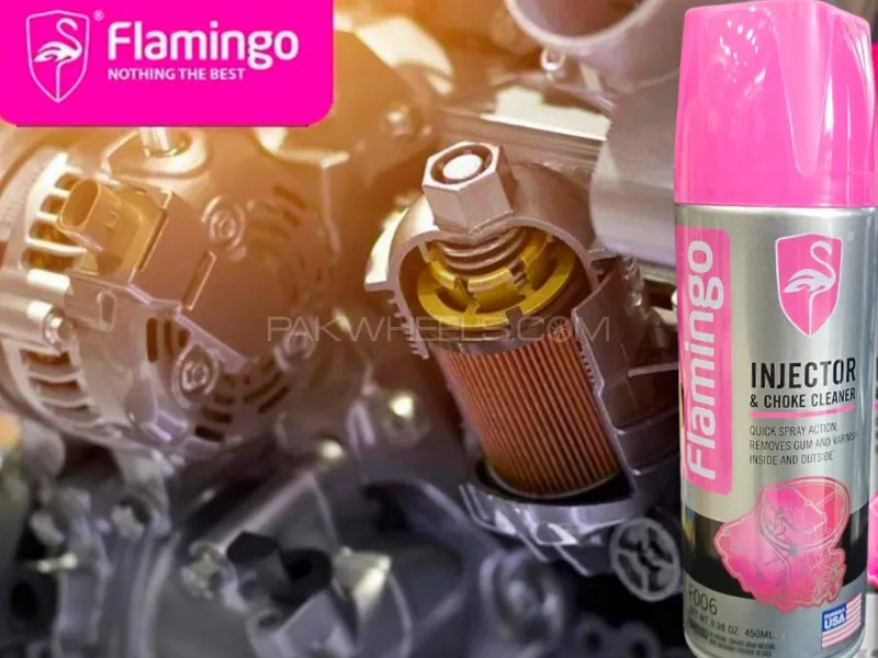 Flamingo Injector & Choke Cleaner-450ML | For Clean Carburetors, Linkage, Automatic Chocks Image-1