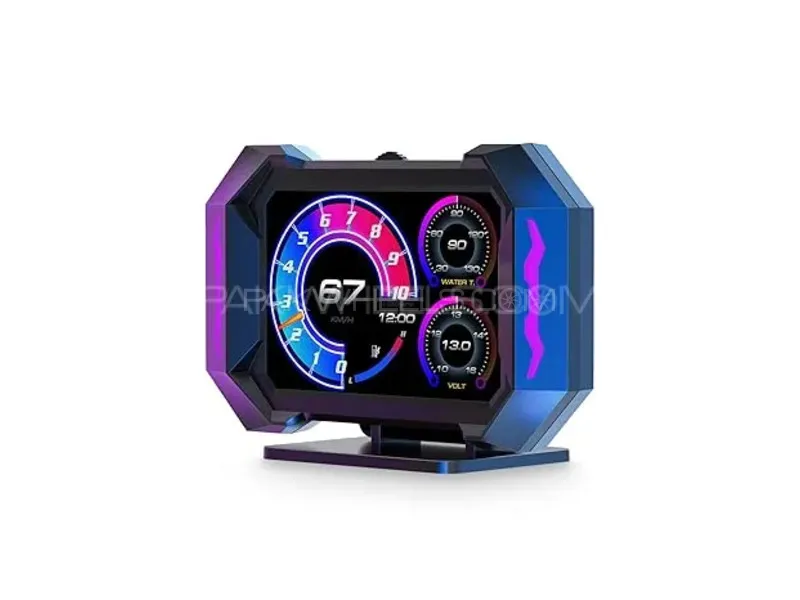 Universal P25 OBD2 GPS HUD Gauge Car Digital Head Up Display Speedometer Turbo RPM Alarm 1 Pc Image-1