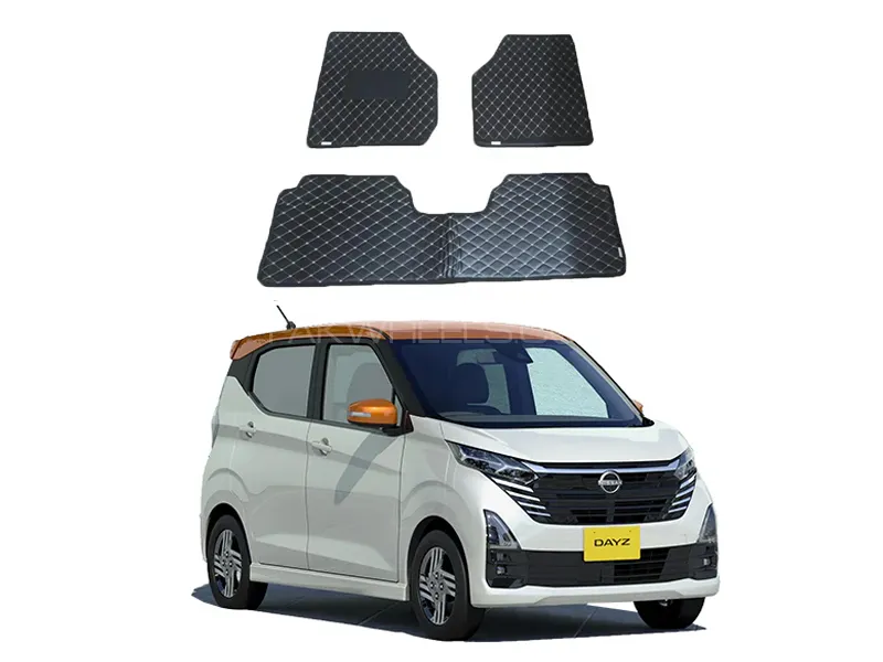 Nissan Dayz 7D Floor Mat ( Flat Style ) 2Pcs - Model 2020-2024 Image-1