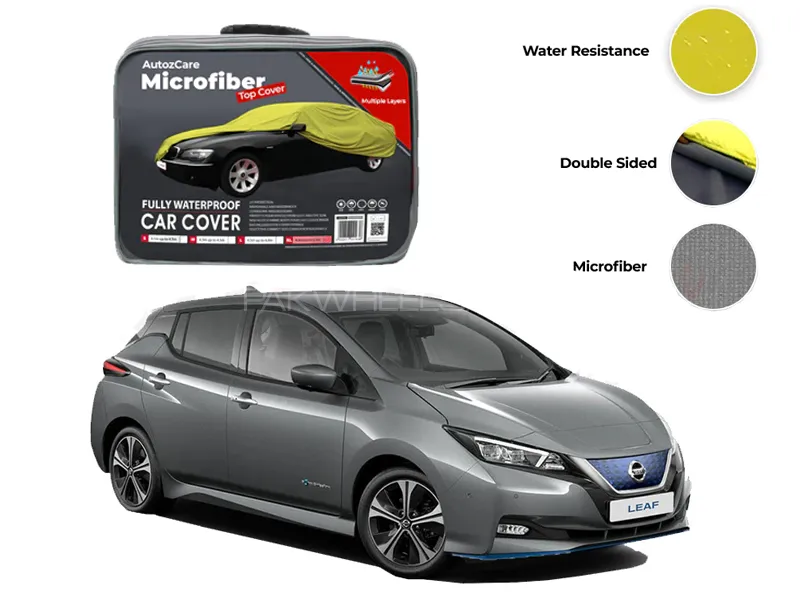 Nissan Leaf Microfiber Car Top Cover - Model 2017-2025 Image-1