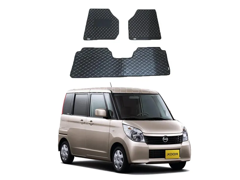 Nissan Roox 7D Floor Mat ( Flat Style ) - Model 2008-2013 Image-1