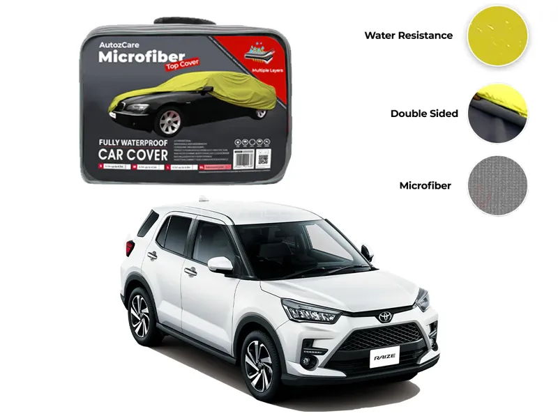 Toyota Raize Microfiber Car Top Cover - Model 2019-2025 Image-1
