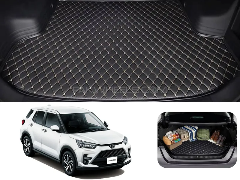 Toyota Raize 7D Custom Car Trunk Mat - Model 2019-2025 Image-1
