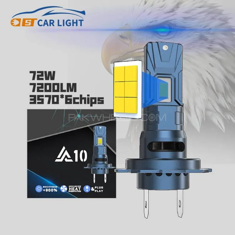 H3 - Auto Glow A10 Series LED 72Watts 7200Lumens - 6 Months Warranty  Image-1
