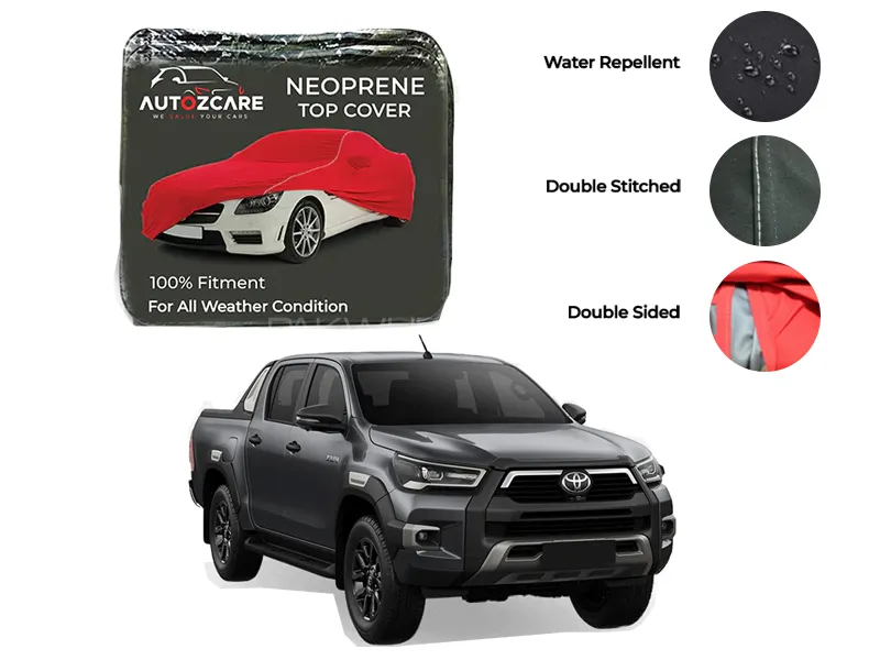 Toyota Hilux Vigo / Revo / Rocco Neoprene Top Cover - Model 2016-2025 Image-1