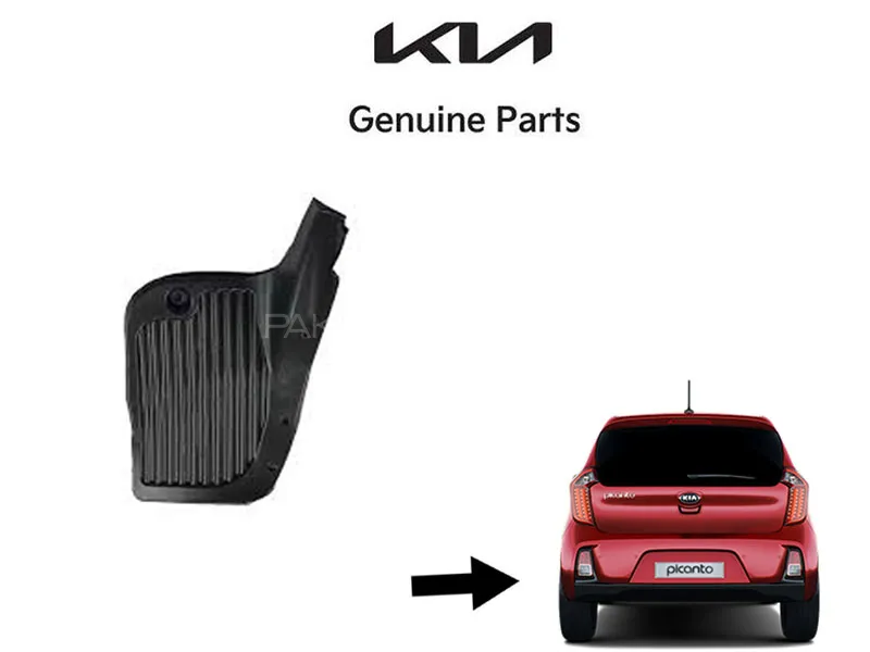 Genuine Mud Flap Rear Wheel Left Side 1 Pc for KIA Picanto 2019 to 2024 Image-1