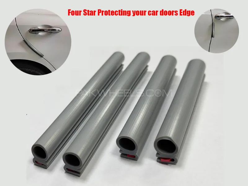 Four Star Durable PVC Grey Door Guard Car Protector for Ultimate Protection Image-1