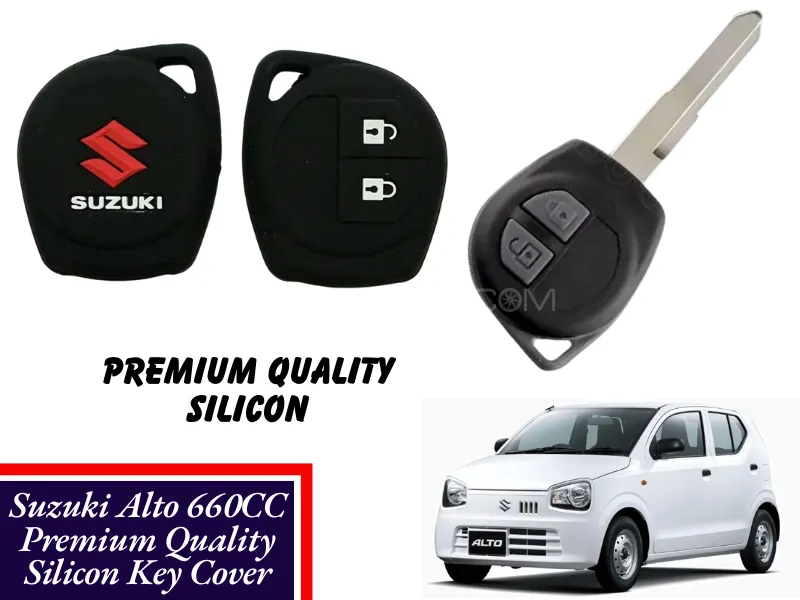 Suzuki Alto 660CC Silicone Key Case Holder Shell Remote Car Key Cover for Suzuki Alto New Image-1
