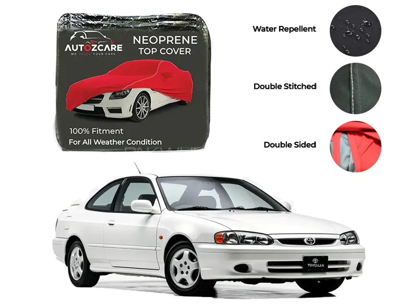 Toyota Corolla Neoprene Top Cover - Model 1995-2002 Image-1