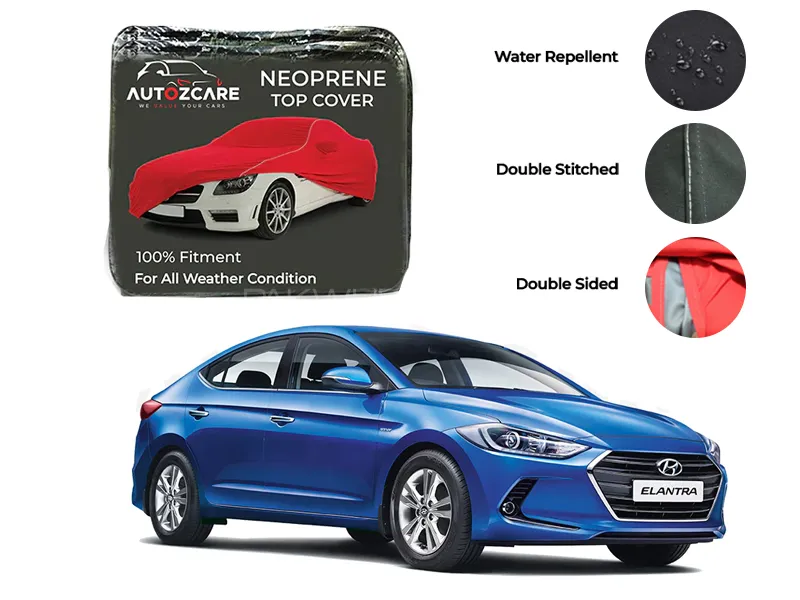 Hyundai Elantra Neoprene Top Cover - Model 2017-2023 Image-1