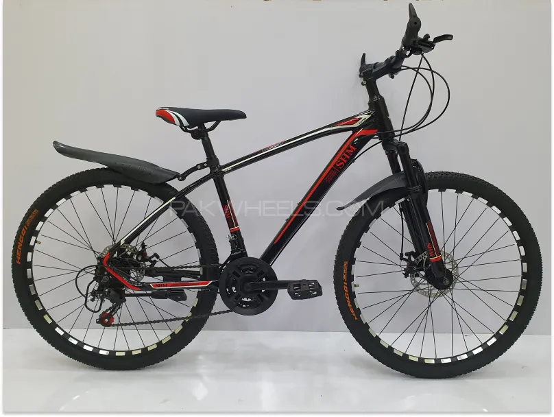 SHM Black MTB 26 Bicycle Image-1