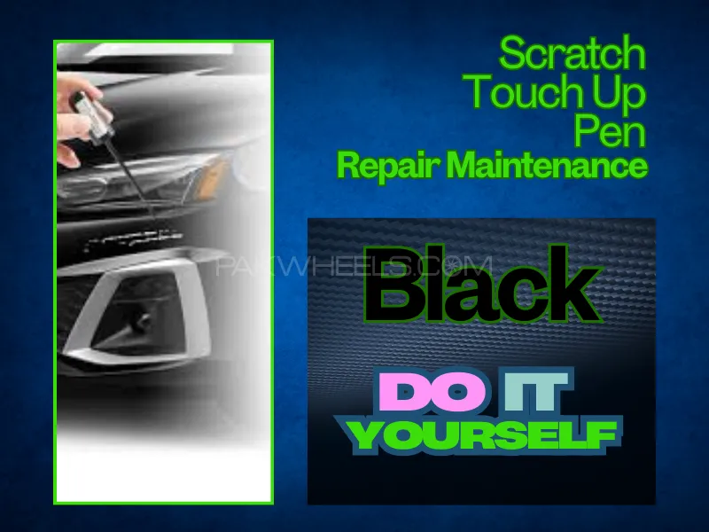Universal Car Coat Scratch Clear Repair Paint Pen Touch Up Pen Repair Maintenance Paint Care Black Image-1