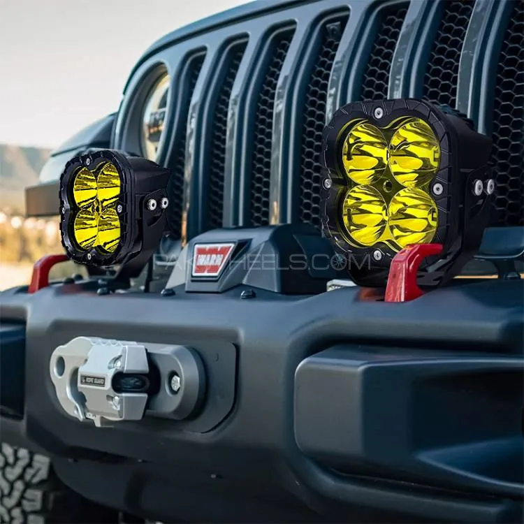 Super bright 5 Inch 80W Yellow Spot PODs Driving Light Spotlight LED - One Year warranty Image-1