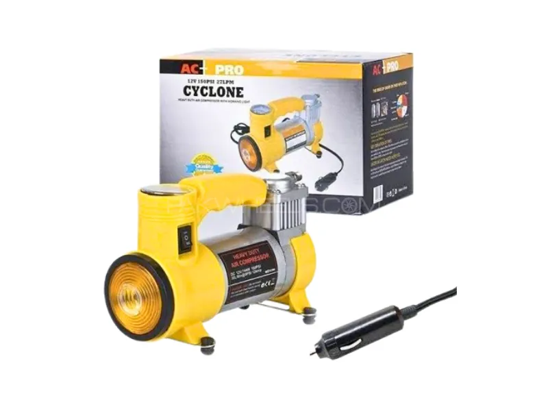 12V 150PSI Heavy Duty Air Compressor with Working Light Image-1