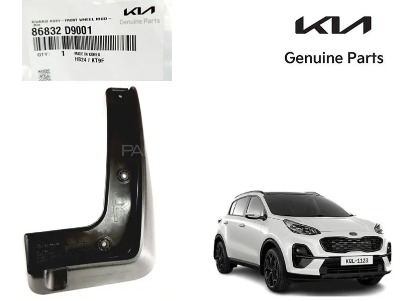 Genuine Mud Flap Front Right Side 1 Pc for KIA Sportage 2019 to 2024 Image-1