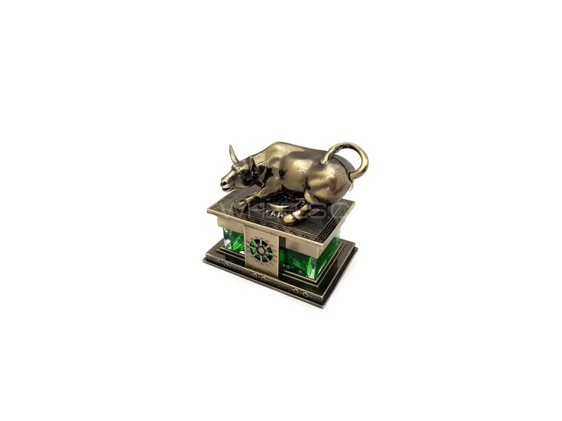 Bull Car Dashboard Perfume Air Freshener - Long-Lasting Fragrance | Stylish & Compact Design for Car Image-1
