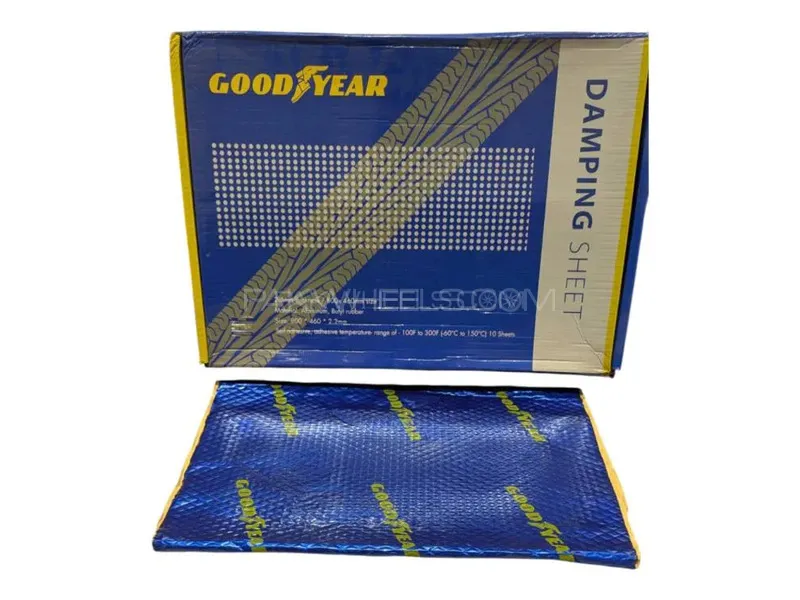 GoodYear Automotive Sound Deadener Vibration Damping Sheet 8Pcs Image-1