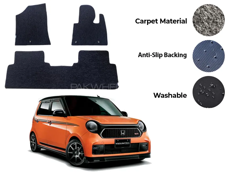 Honda N- Mugen Fitting Carpet Floor Mat 3PCS - Model