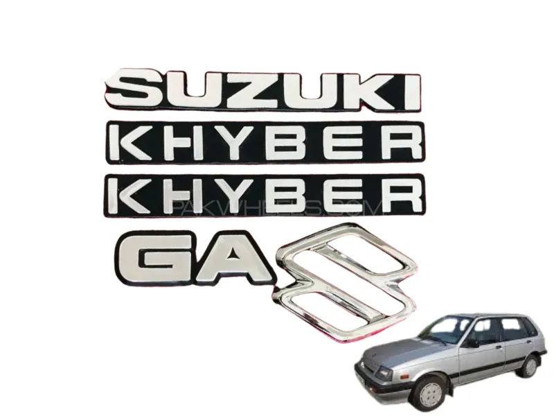 Suzuki Khyber 1989-1999 Emblem - 5 Pcs Image-1