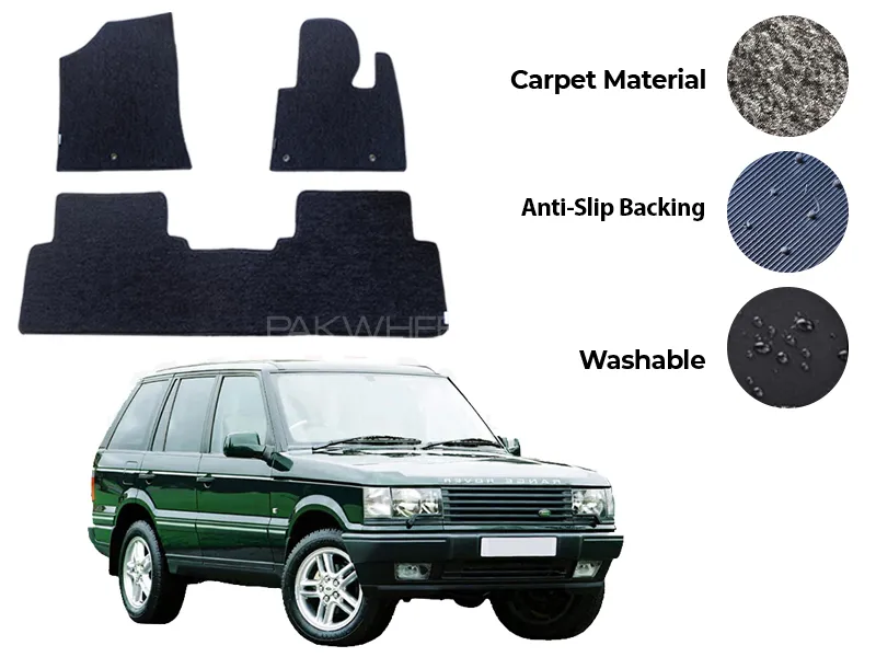 Range Rover Vogue Fitting Carpet Floor Mat - Model 2000-2002 Image-1
