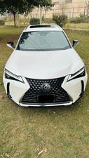 Lexus UX300e ( EV ) ultra luxury plus takumi package 
Model 2021/11 production fresh import 2024 from Japan.
Brand new vehicle ( spotless condition )
Pearl diamond metallic white with brono nappa leather interior.
Mileage 3000 km
Auction grade: 5AA
Battery range 375 km
Top of the Line specs.
All wheel drive ( AWD )
All seat heated & ventilated air conditioned 
Heated steering wheel 
Electric telescope steering wheel 
Memory & multi power electric seats 
Head up display 
Blind spot monitor ( BSM )
Lane  assistance 
3 mode driving modes
Lambs support 
Voice activation assistance 
Glass electric Sunroof 
Wireless charger 
Mark luvinson surround sound entertainment system with 15 speakers 
Privacy glass 
Power boot
Google maps & Apple CarPlay 
Adapted cruise control 
Adapted Radar
Airmatic electric sports suspension 
Parktronic sensors all sides
Auto pilot 
7 cameras 360 degrees 
18 “ Lexus note black Crome L sport alloy wheels.
Adapted auto laser active led headlamps 
11 kw charger