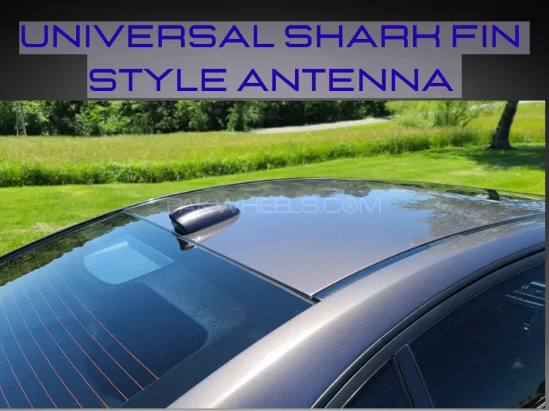 Universal Shark Fin Antenna [SILVER] Image-1