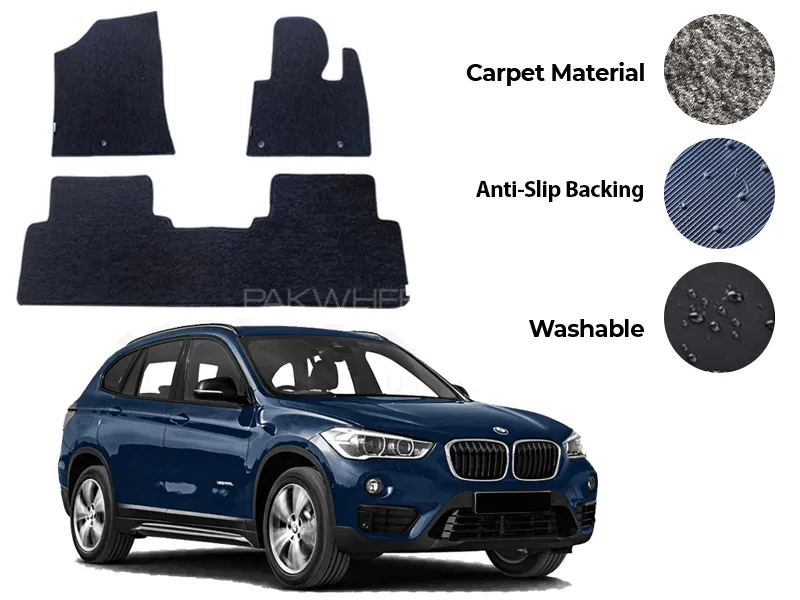BMW X1 Genuine Fitting Carpet Floor Mat 4PCS - Model 2016-2025