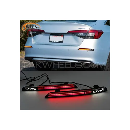 Honda Civic 2022-2023 LED Rear Fog Lights - Turn Lights - Brake Lights Image-1
