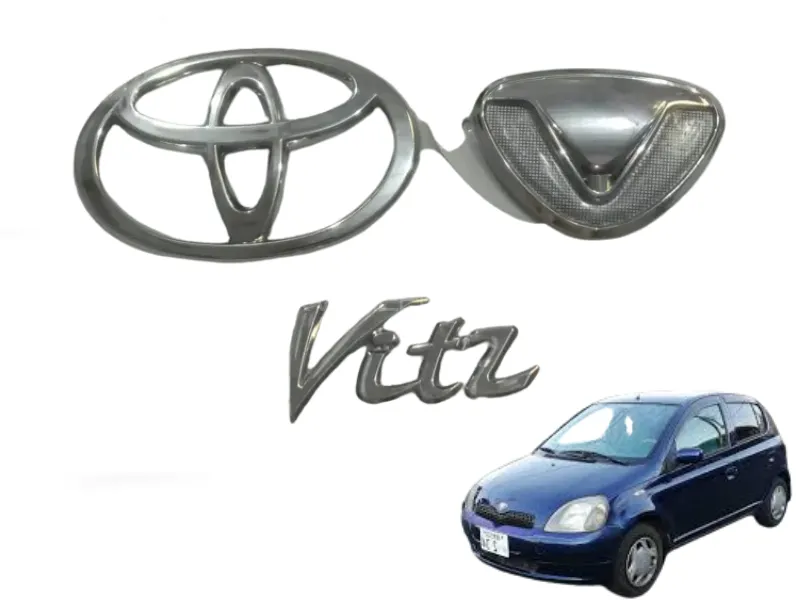 Toyota Vitz  1999-2004 Logo Monogram  Image-1