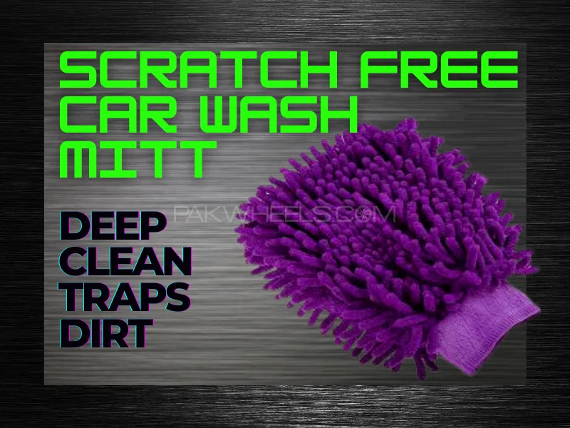 Scrath free Car wash Glove Image-1