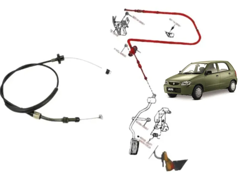 Suzuki Alto 1000cc Accelerator Cable 2004 - 2014  Image-1