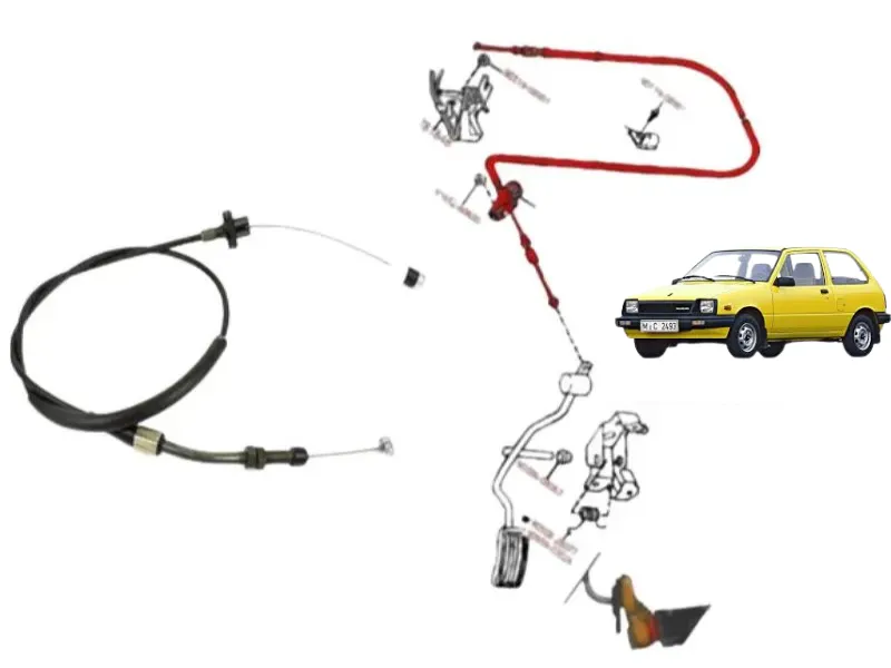 Suzuki Swift Accelerator Cable 1984-1986 Image-1