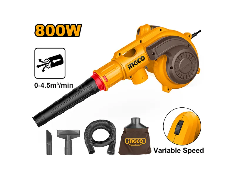 Ingco Aspirator Blower And Vacuum Cleaner 800w AB8038 Image-1